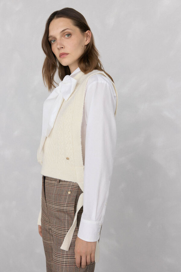 Pedro del Hierro Colete de malha Beige