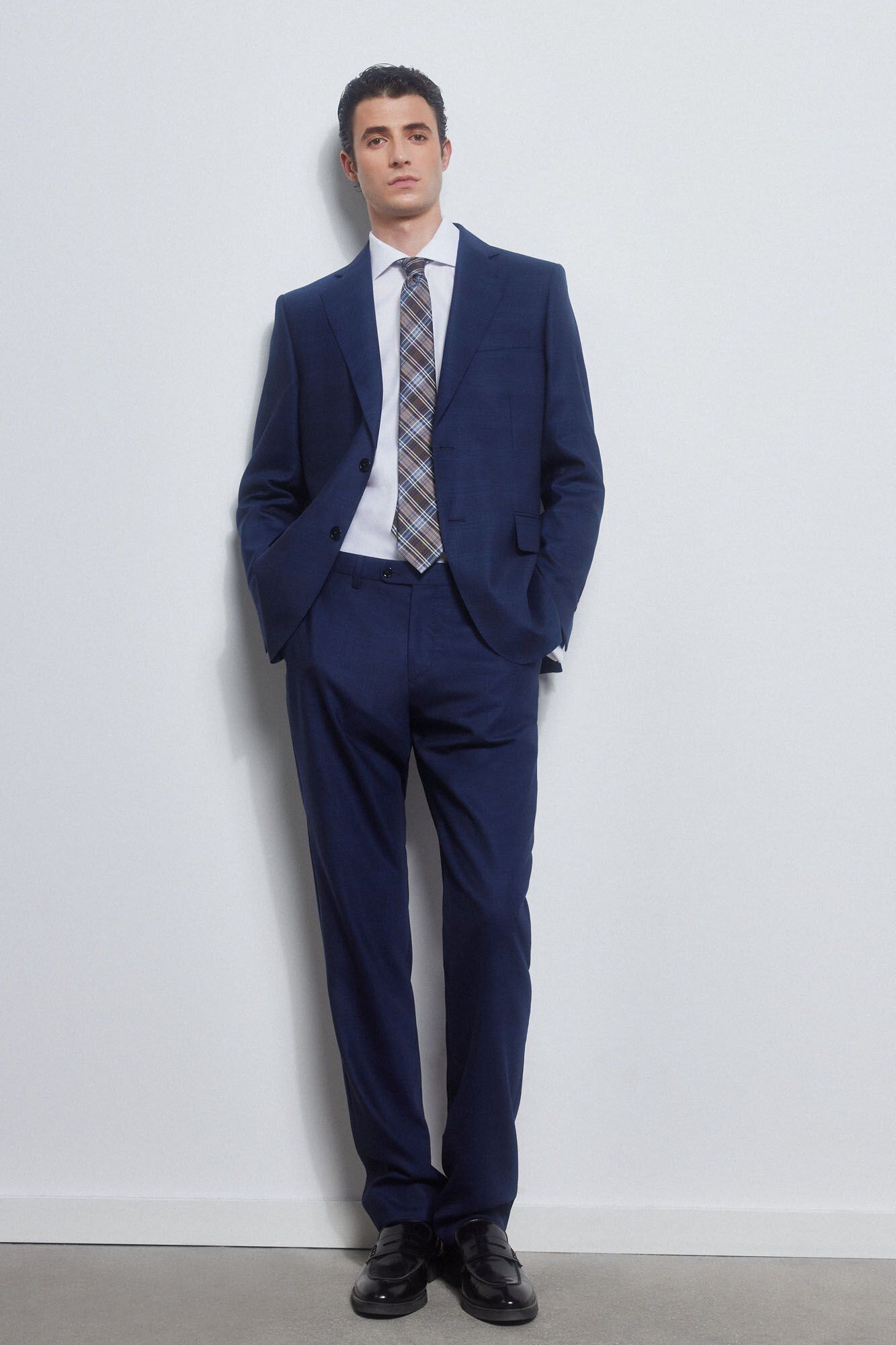 Pedro del Hierro camisa g&eacute;meos lisa non iron + antimanchas