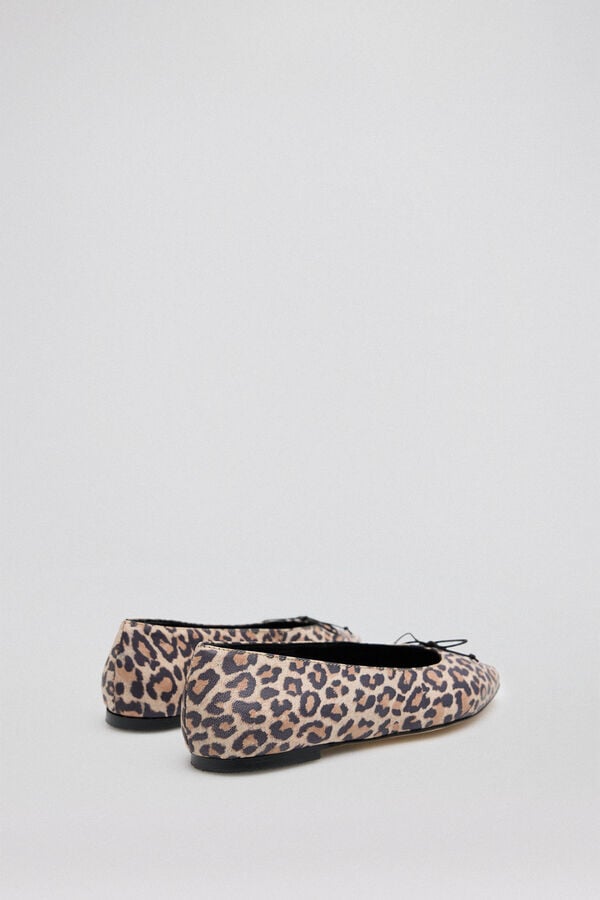 Pedro del Hierro bailarina animal print Gris