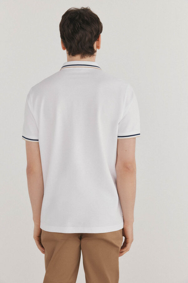 Pedro del Hierro Polo tips Blanco
