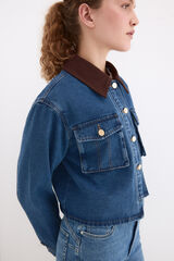 Pedro del Hierro Casaco em denim Azul