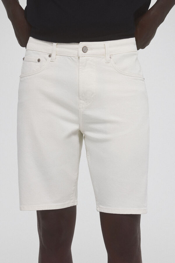 Pedro del Hierro Bermuda denim cor Branco