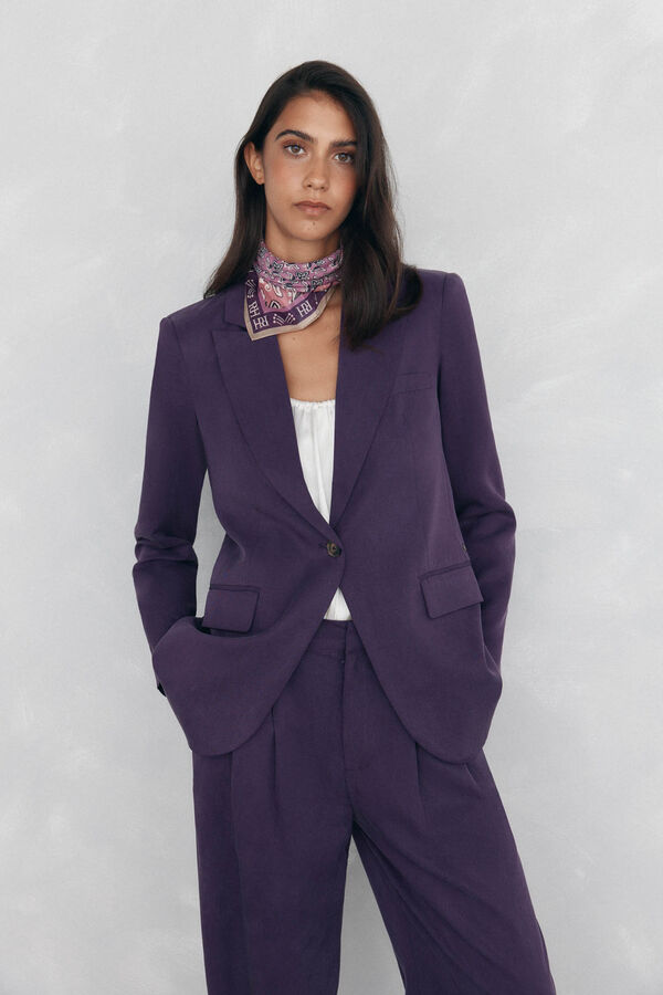 Pedro del Hierro Blazer regular fit morada Morado
