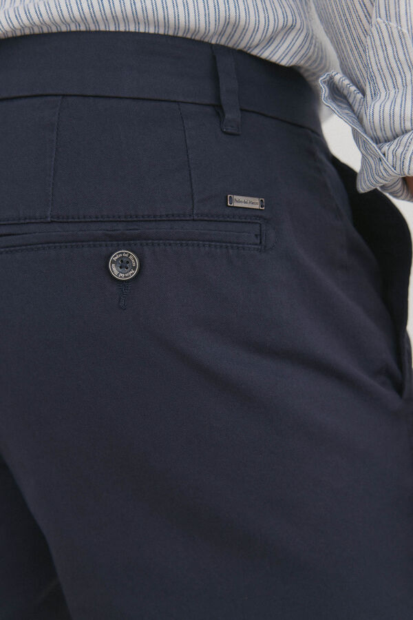 Pedro del Hierro Cal&ccedil;as bermuda chino premium flex  Azul