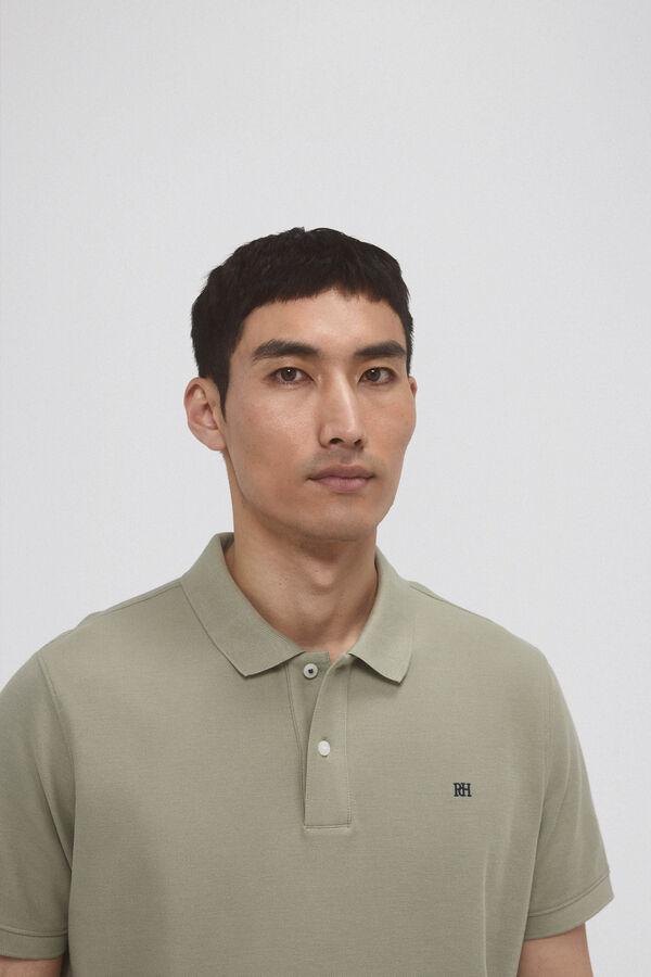 Pedro del Hierro Polo b&aacute;sico piqu&eacute; Verde