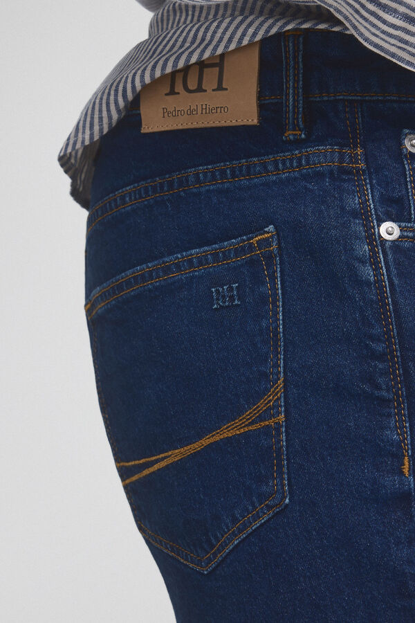 Pedro del Hierro Bermuda vaquera super ligera Azul