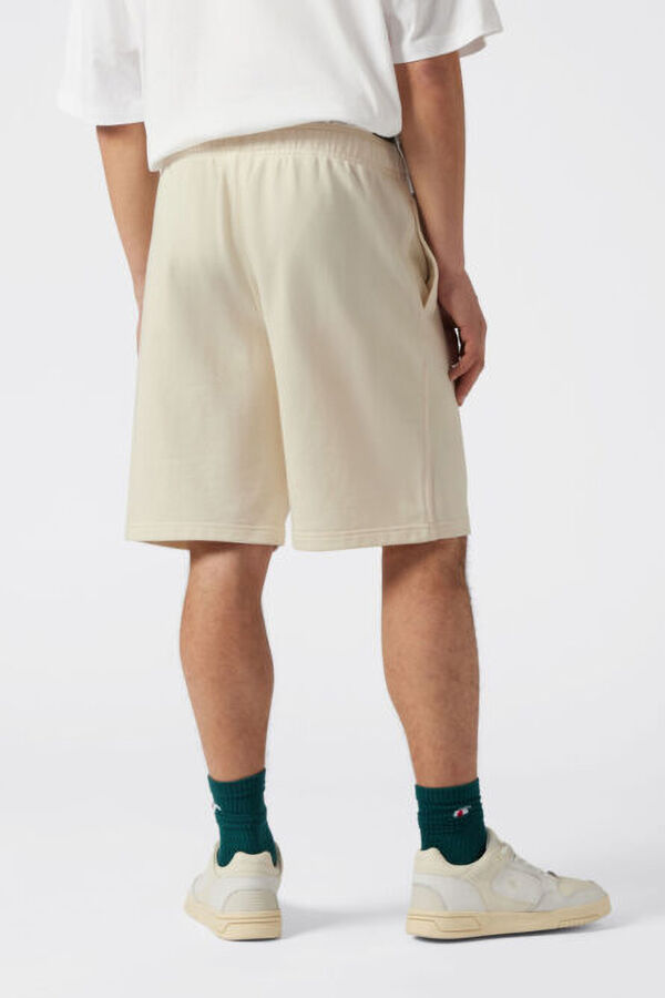 Champion Bermudas masculinas de algodão bege