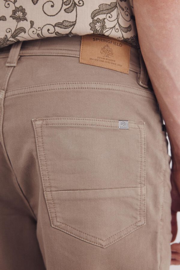 Springfield Bernuda en knit color lavada nude