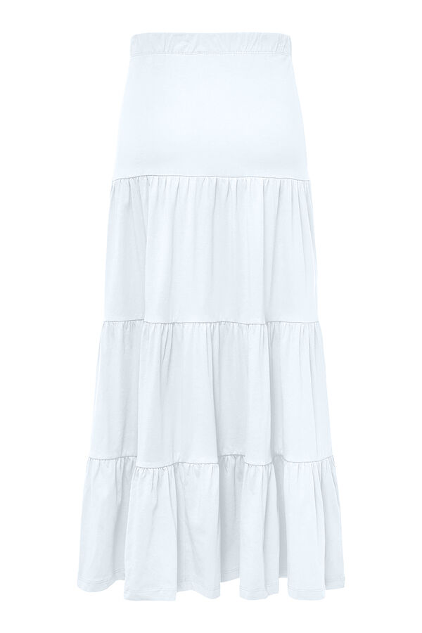 Only Falda larga blanco
