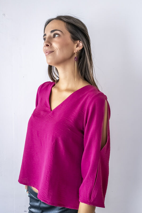 Cul Sac Camisa de manga larga vermelho