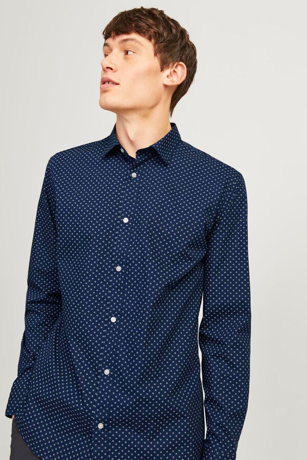 Jack & Jones Camisa lisa azul