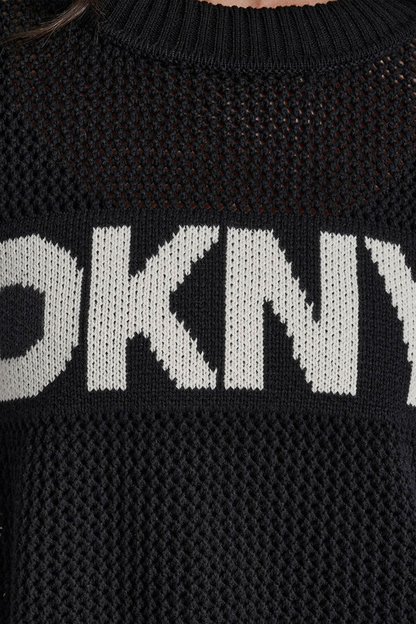 DKNY Camisola crochet preto