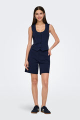JDY Bermuda de vestir azul