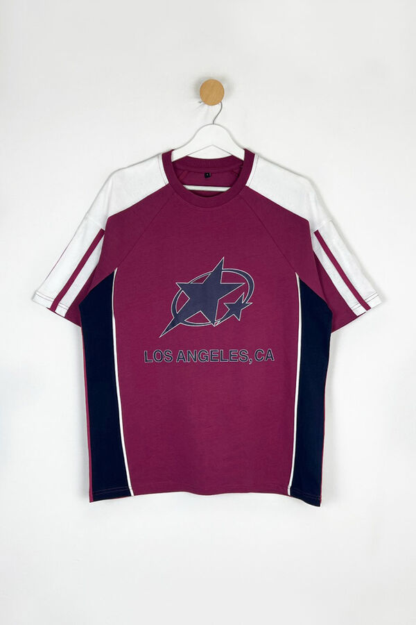 Trendyol T-shirt oversize de manga curta estampado