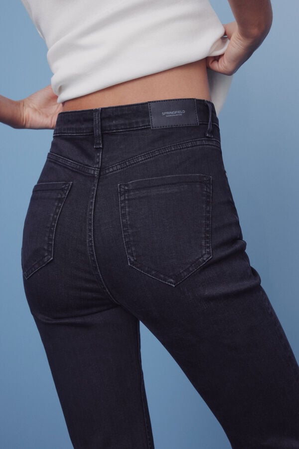 Springfield Jeans bootcut preto