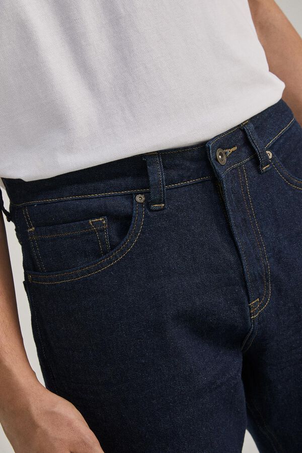 Springfield Jeans regular lavado desencolado navy
