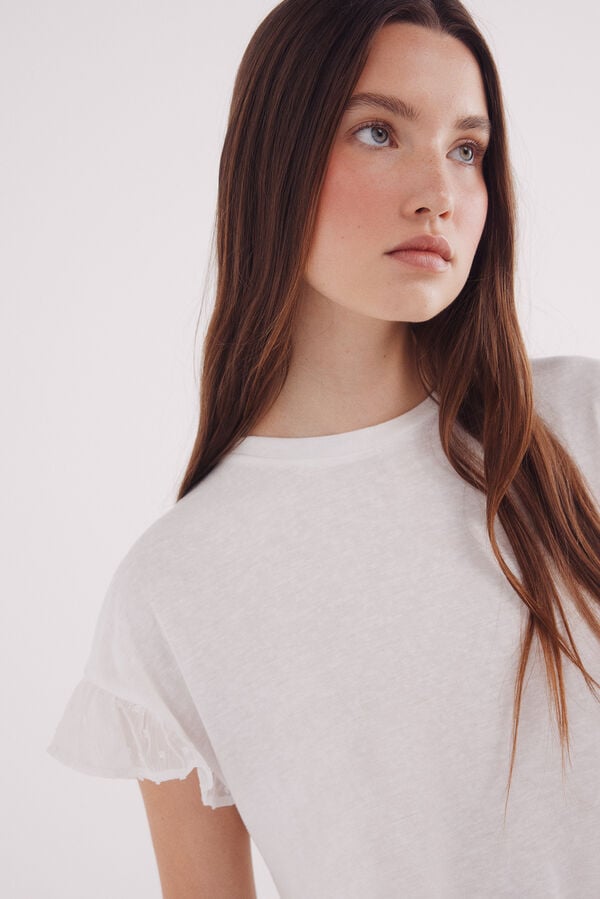 Springfield manga folho plumeti estampado