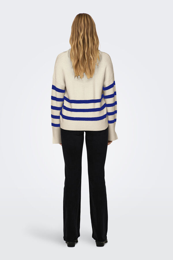 Only Camisola de camisa estampado