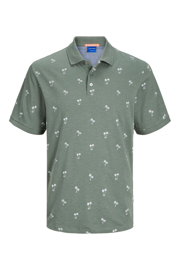 Jack & Jones Polo standard fit estampado verde