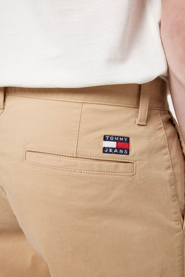 Tommy Jeans Pantal&oacute;n chino de hombre Tommy Jeans nude