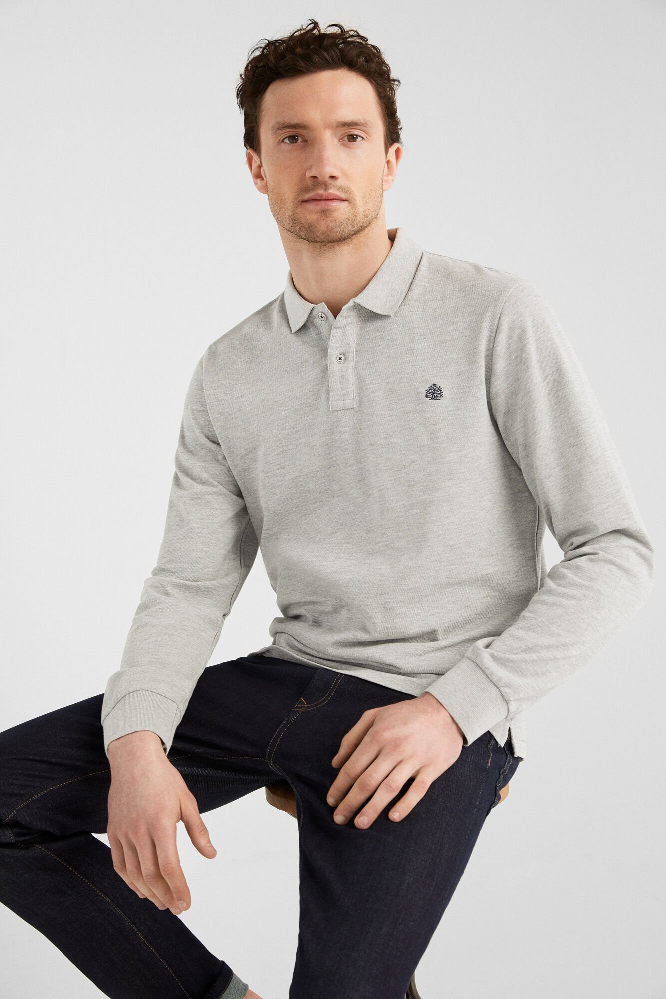 polo manga larga springfield