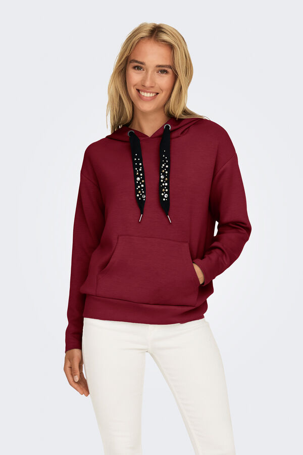 Only Sweatshirt com capuz estampado