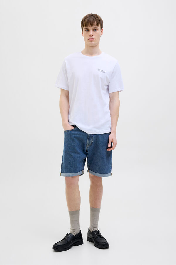 JJ REBEL Bermuda denim regular fit azul