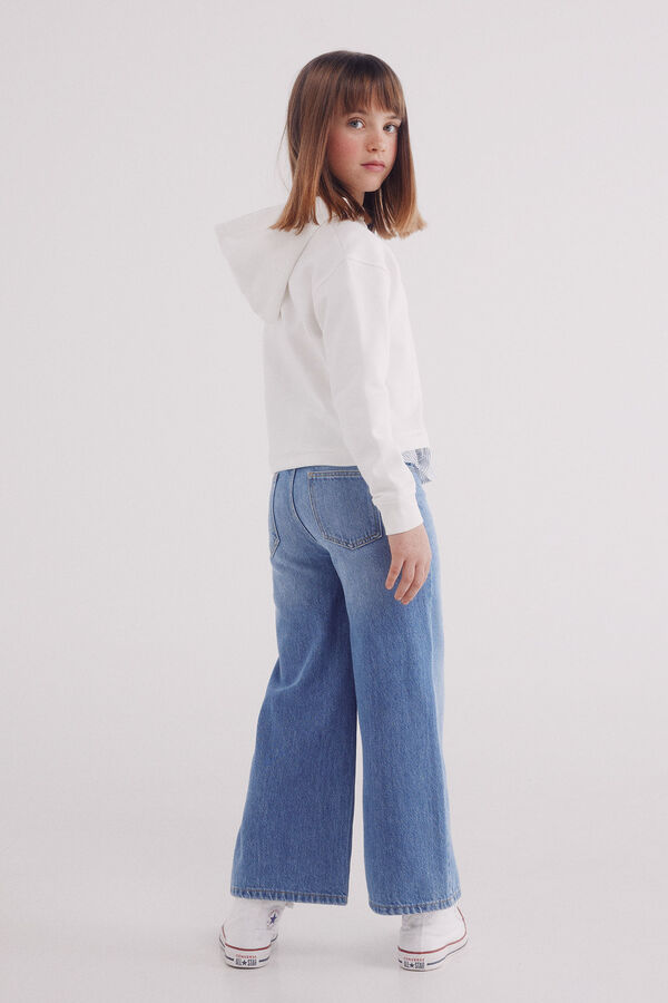 Springfield Kids Pantalon Culotte denim ni&ntilde;a azul