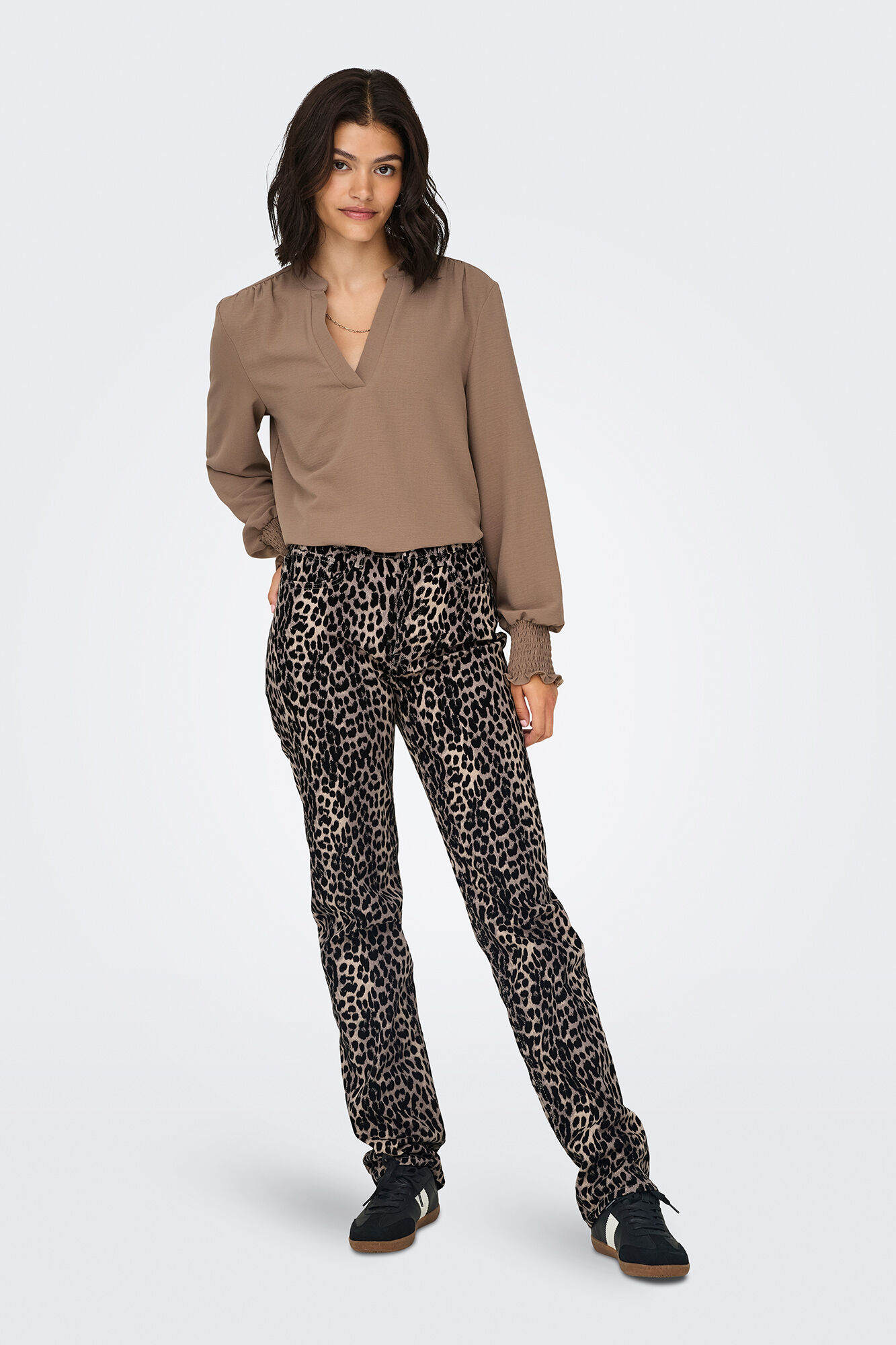 Only Cal&ccedil;a reta com estampa animal