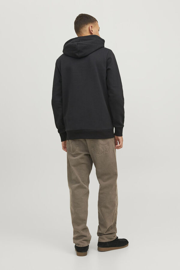 Jack & Jones Sweatshirt de capuz regular fit  preto