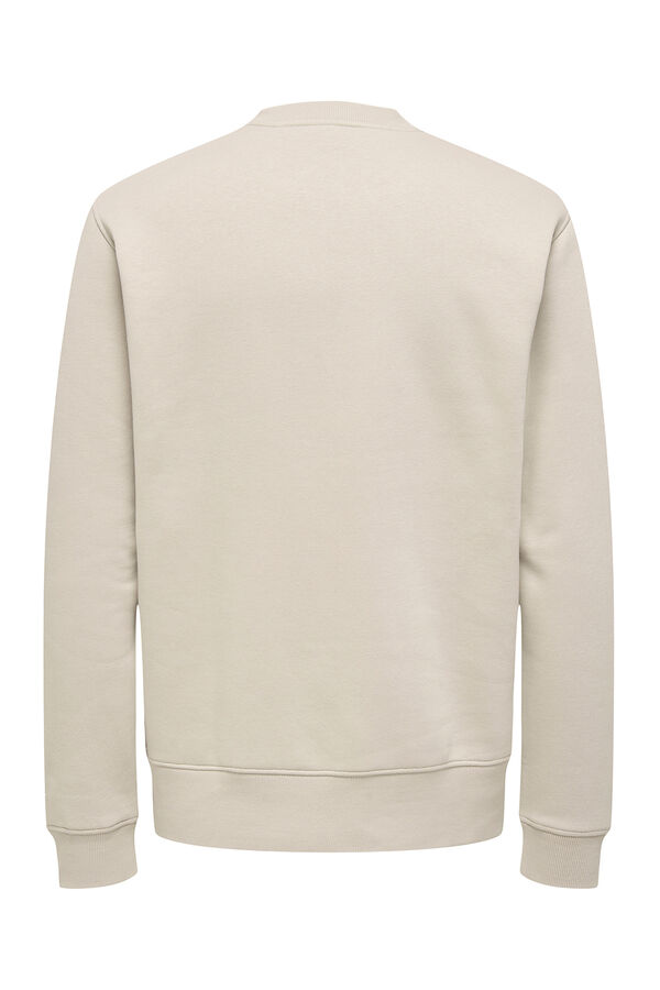 Only & Sons Sweatshirt gola redonda cinzento
