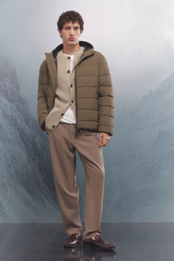 Springfield Chaqueta acolchada térmica nude