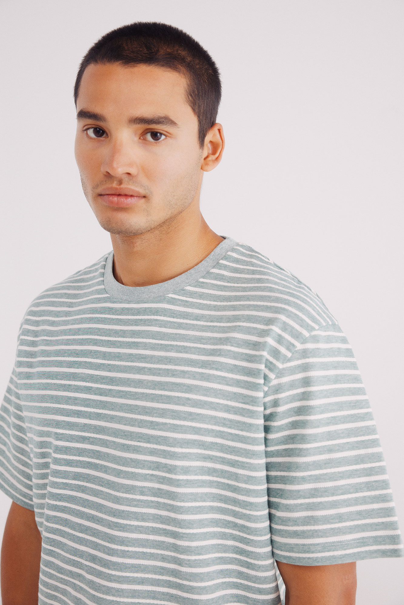 Springfield Camiseta raya estructura