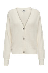 Only Cardigan con botones blanco