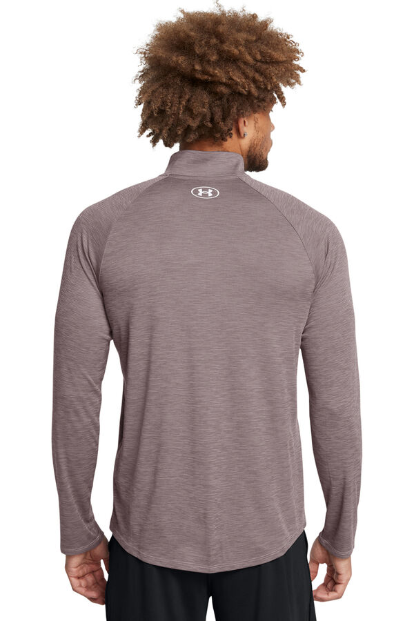 Under Armour T-shirt de manga comprida  cinzento