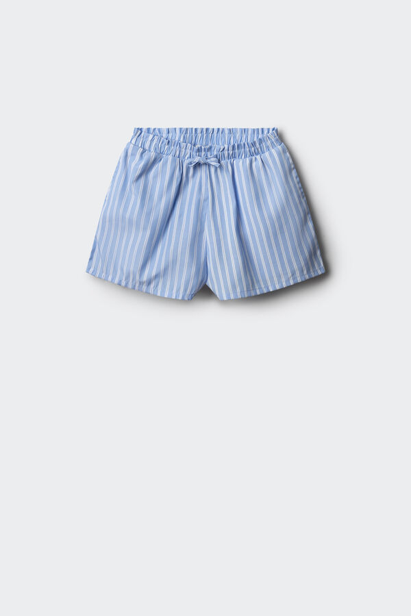 Springfield Kids Shorts rayas ni&ntilde;a azul