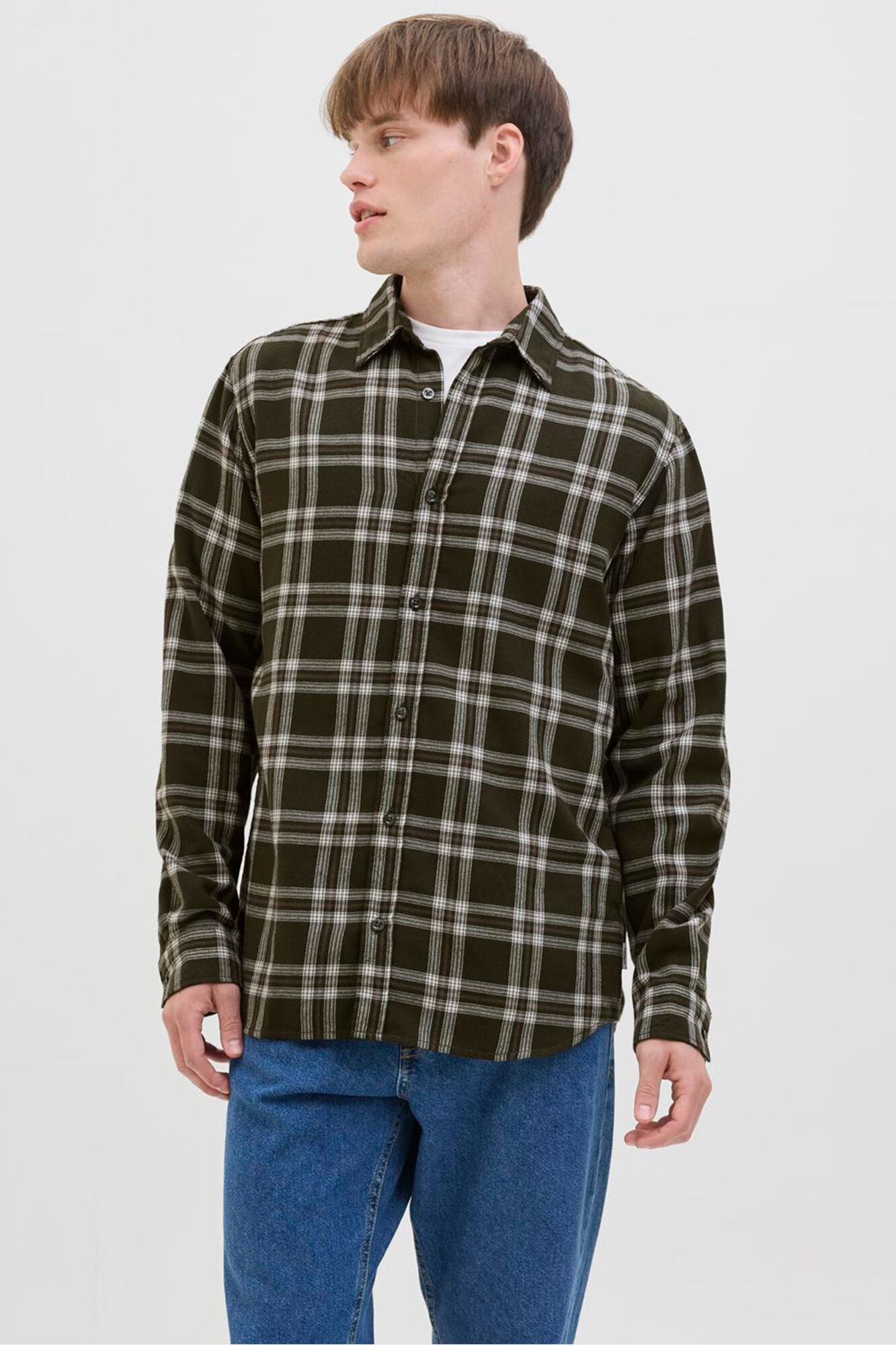 JJ REBEL Camisa regular fit cuadros