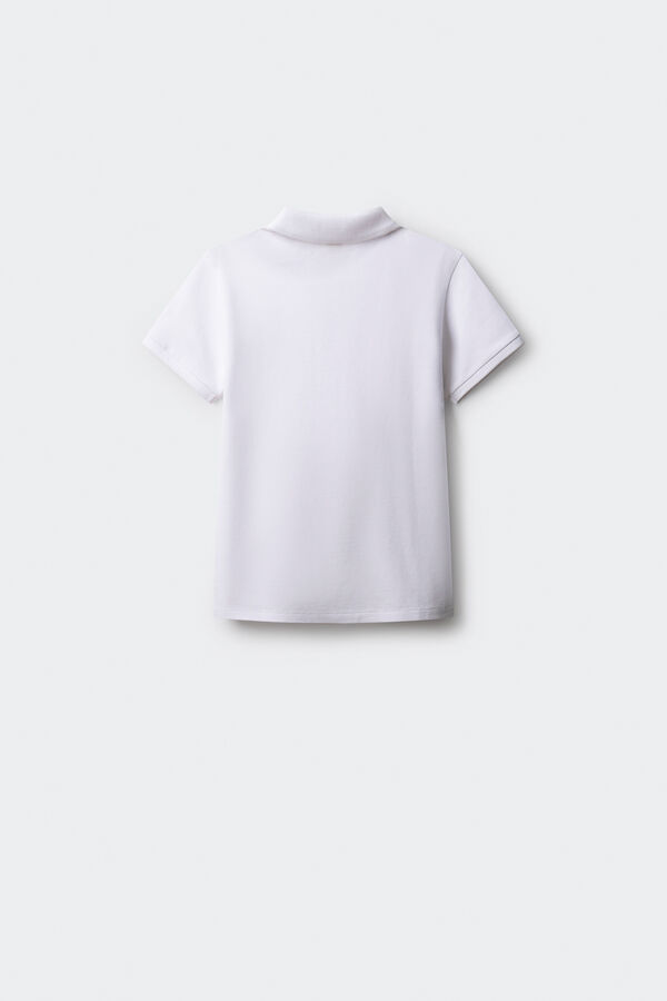 Springfield Kids Polo basico ni&ntilde;o blanco