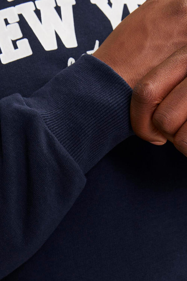 Jack & Jones Sweatshirt padr&atilde;o azul