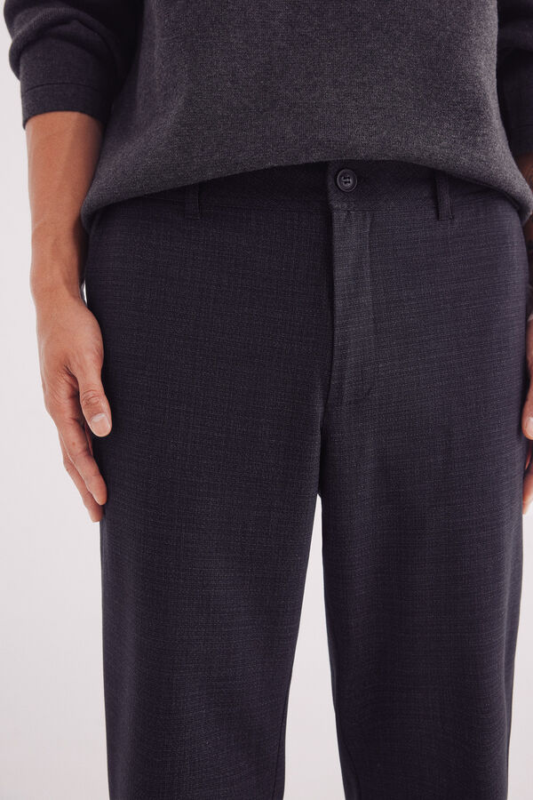 Springfield Pantal&oacute;n chino jogger estructura gris