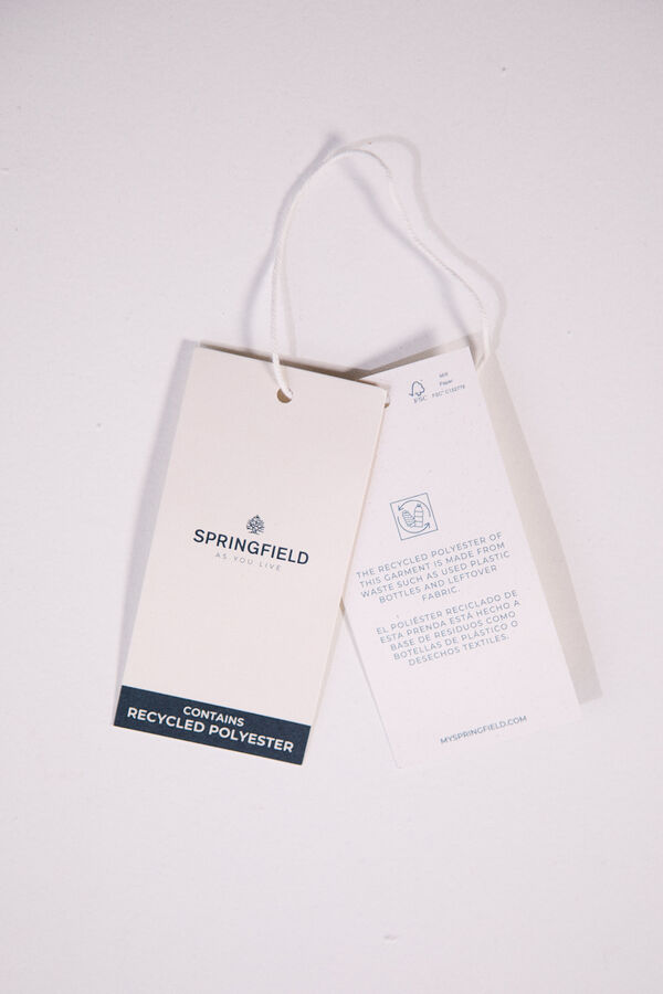 Springfield Jersey raya chevron tostado