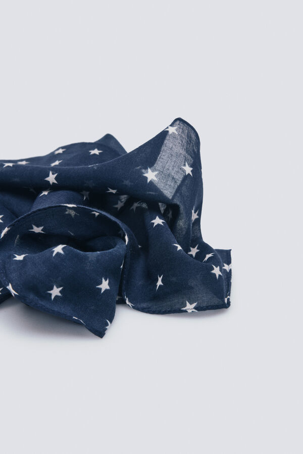 Springfield Pa&ntilde;uelo bandana estrellas azul