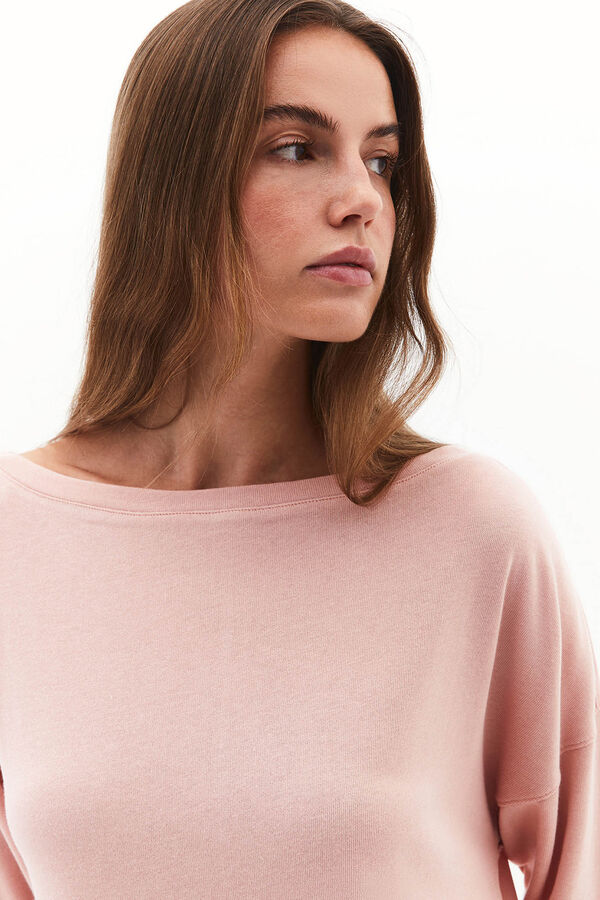 Oxxo Camisola gola alta rosa