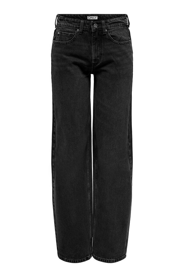 Only Jeans estilo wide negro
