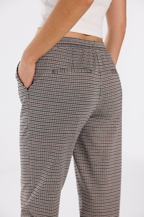 Springfield Pantal&oacute;n jogger punto circular gris
