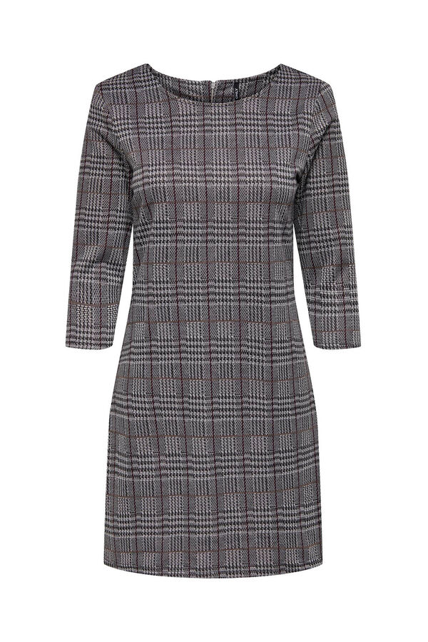 Only Vestido curto com mangas 3/4 cinzento