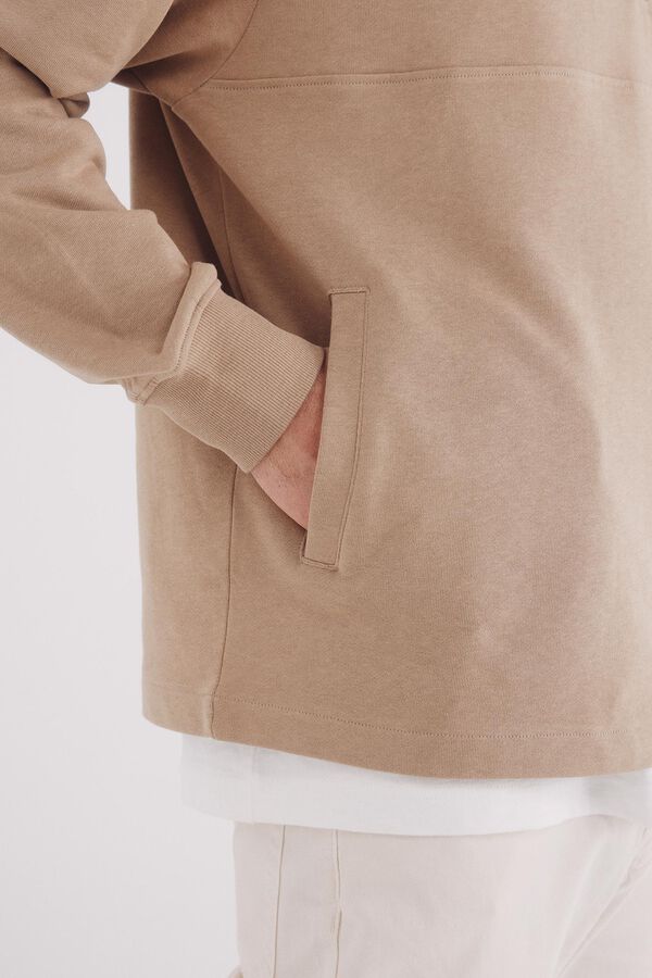 Springfield Sweatshirt Trucker Cut bege