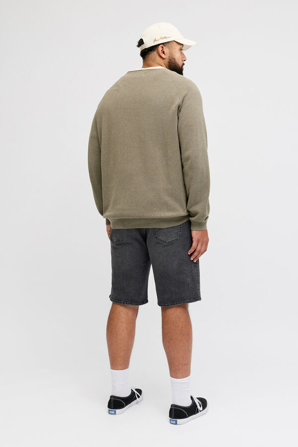 Jack & Jones PLUS Bermuda denim regular negro