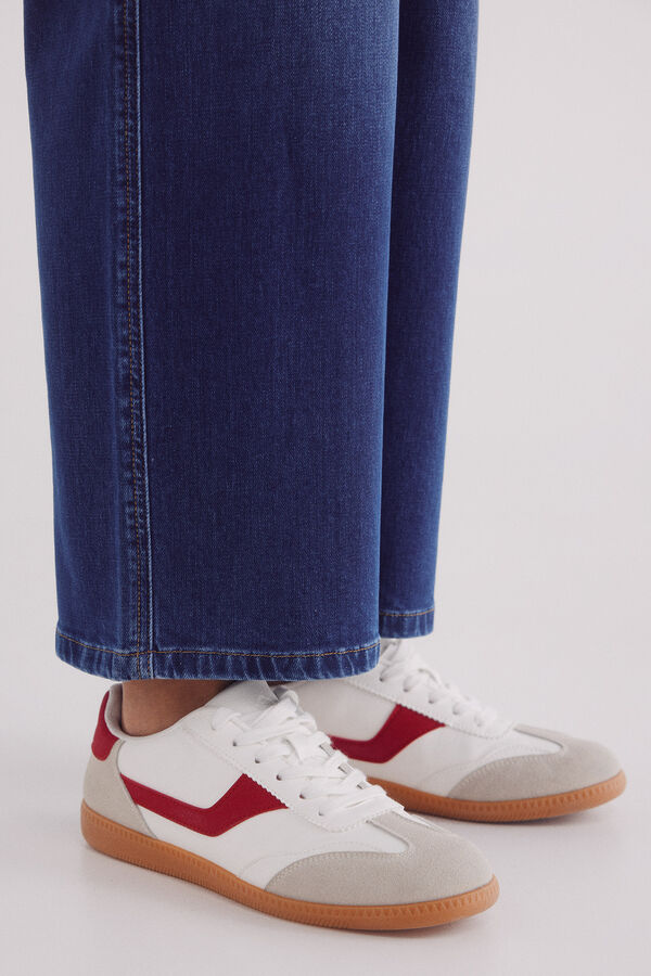 Springfield Jeans culotte azul