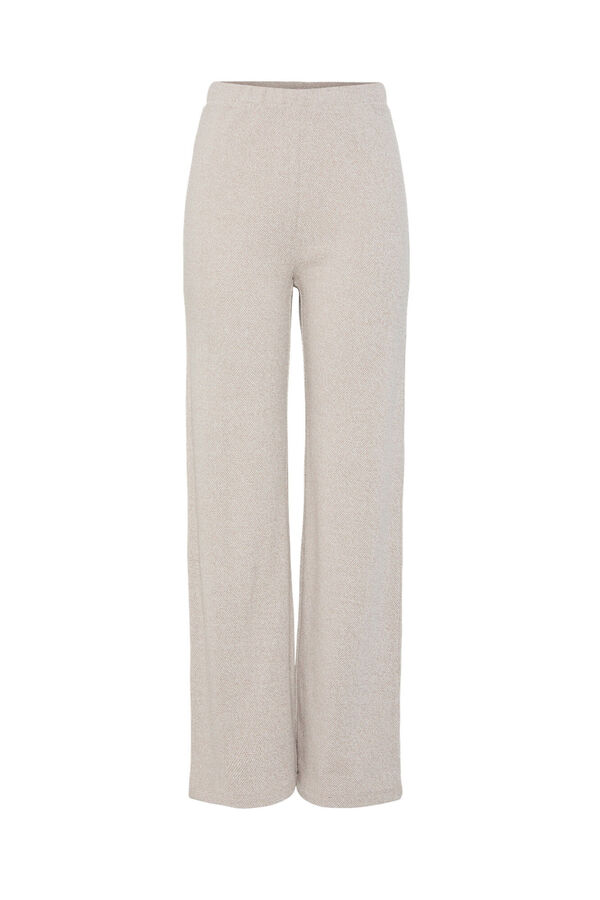 Pieces Calças de algodão cinzento